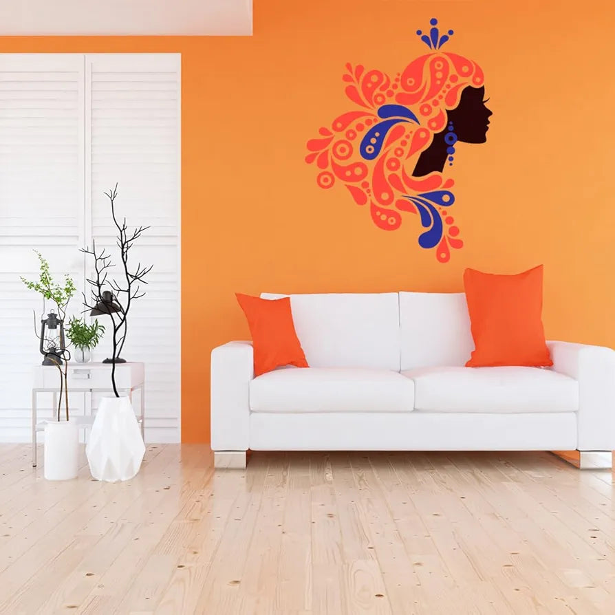 Rangoli Vinyl Wall Sticker Self-Adhesive Wall Decor Parent 2 Design-23