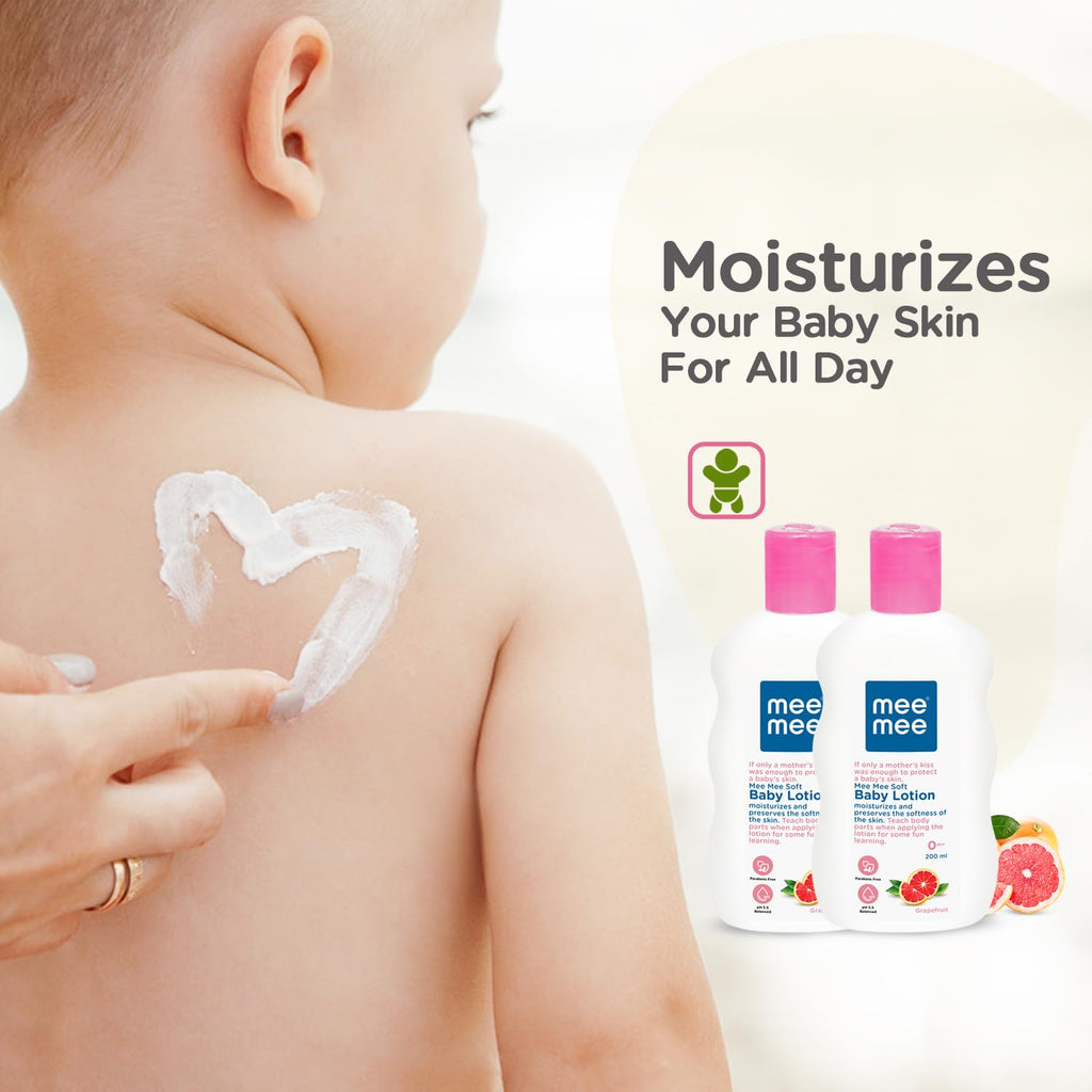 Mee Mee Baby Lotion - 200 ml (Pack of 2)