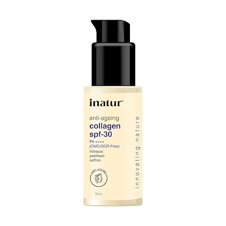 Inatur Collagen Sunscreen Moisturizer SPF 30 PA++++ - 50 ml