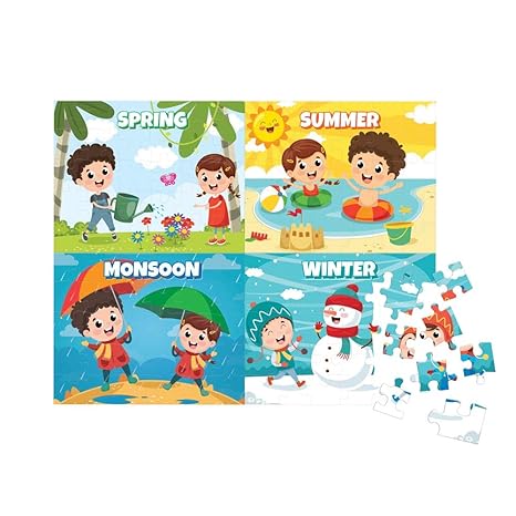Funskool Play & Learn Funskool Play & Learn Seasons Educational 120 Pieces Puzzle