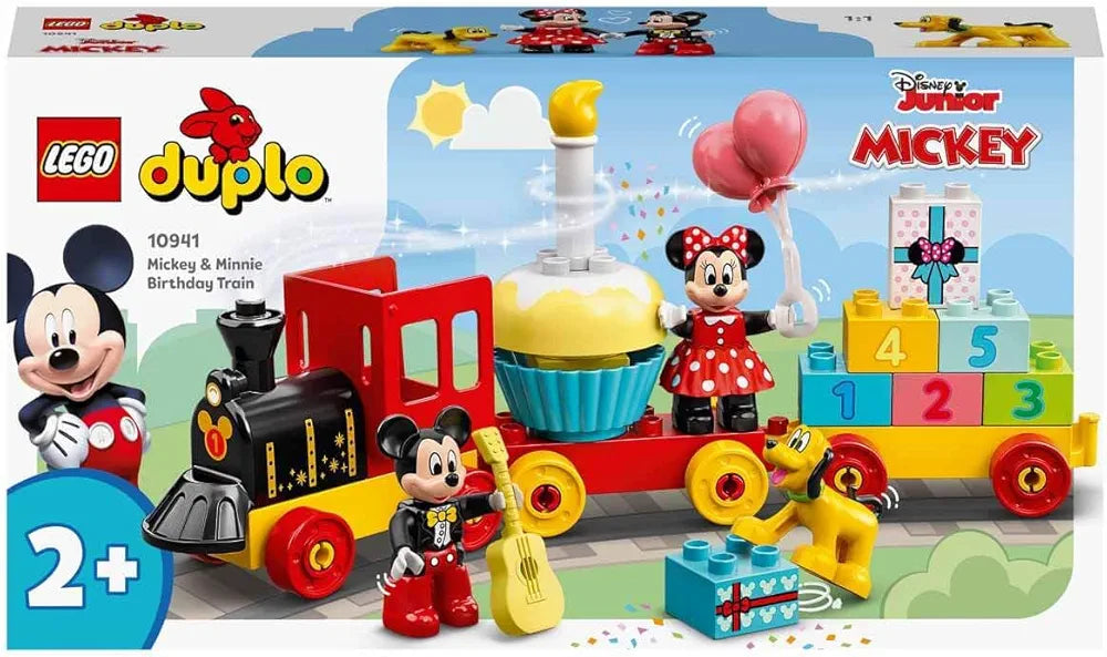 Lego Duplo Disney Mickey & Minnie Birthday Train 10941 Kids’ Birthday Number Train; Learning and Building Playset