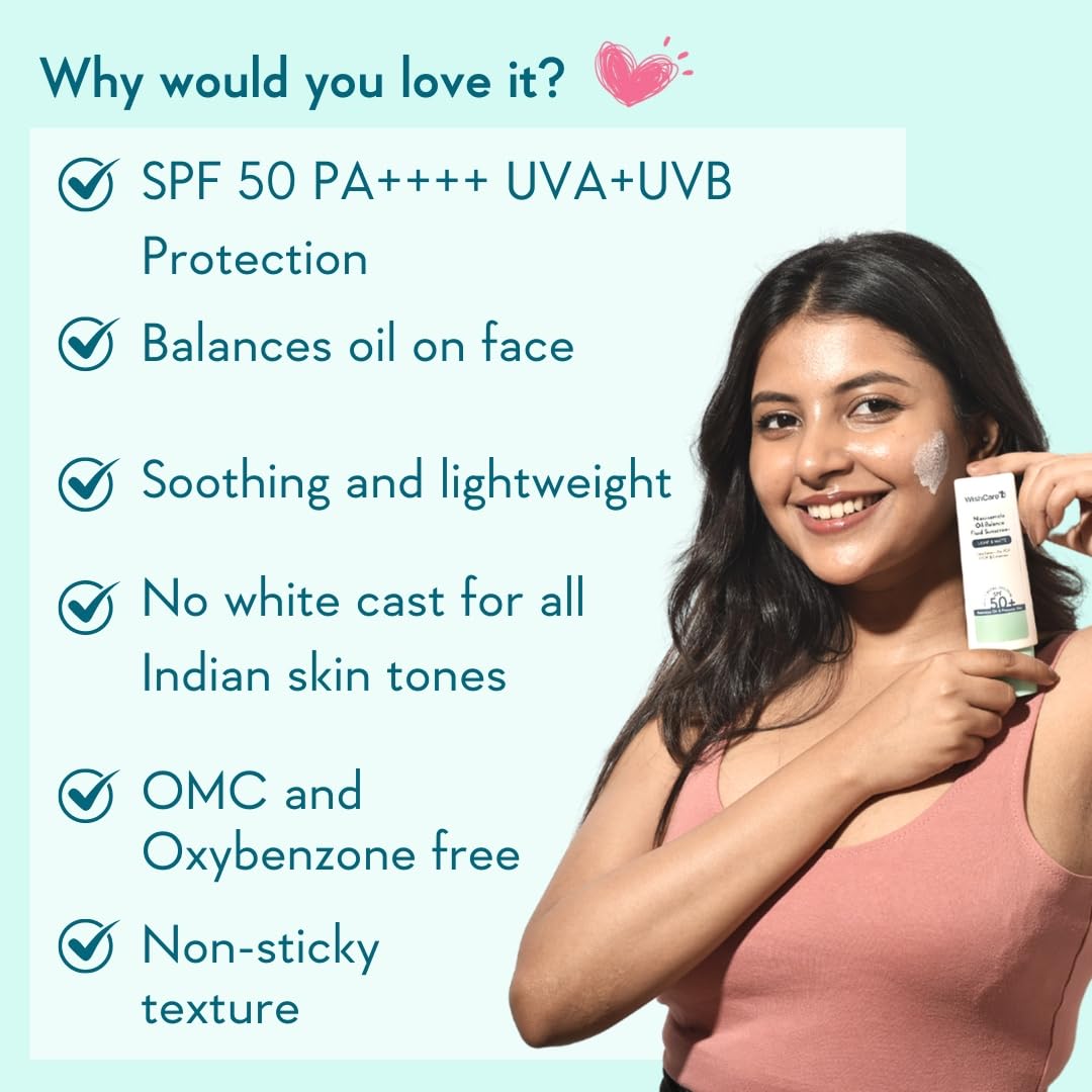 WishCare SPF 50 Head to Toe Combo for Sun Protection (200ml+50ml+5gm), All Skin Type