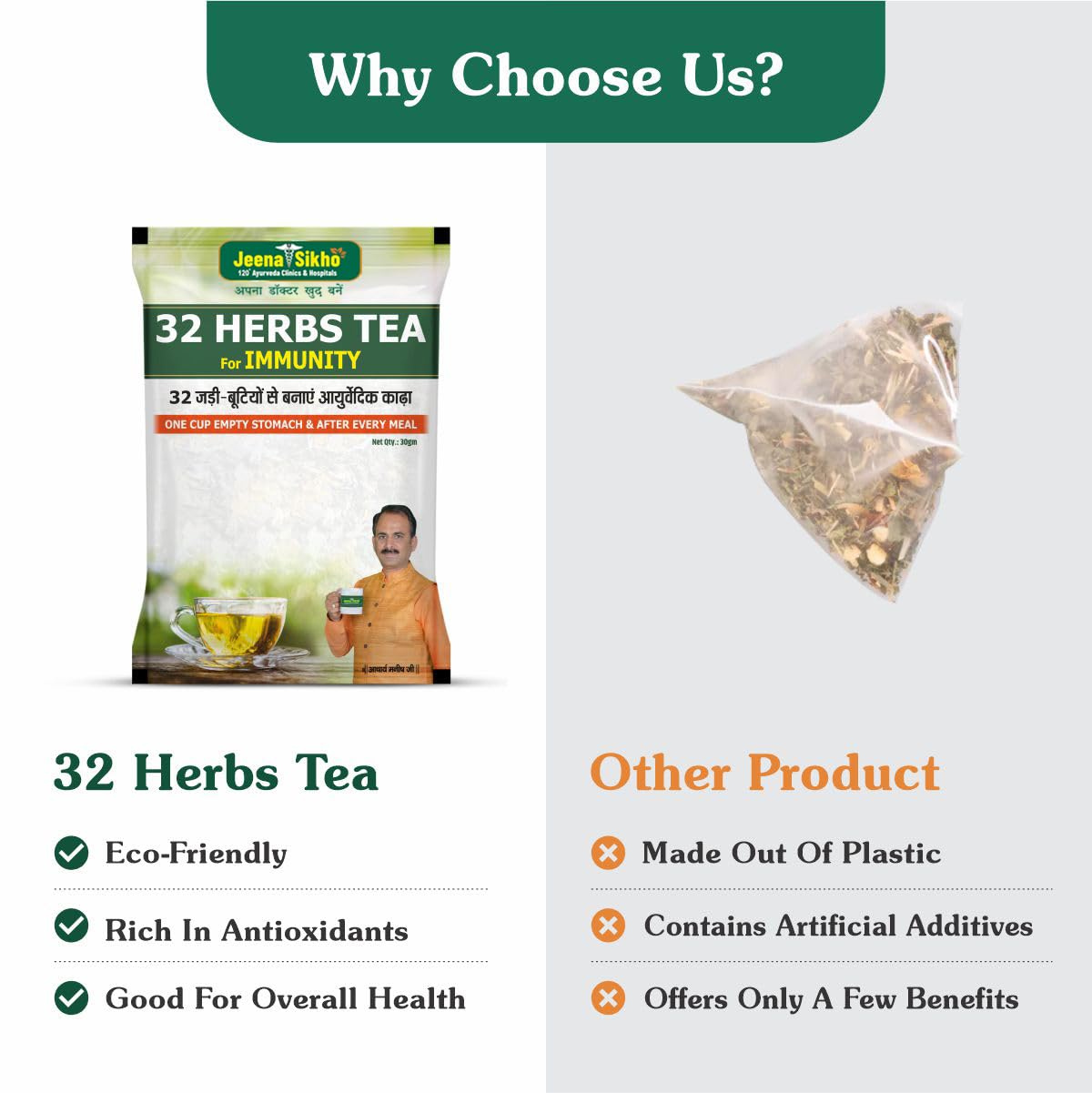 Jeena Sikho 32 Herbs Tea - 30 Gms
