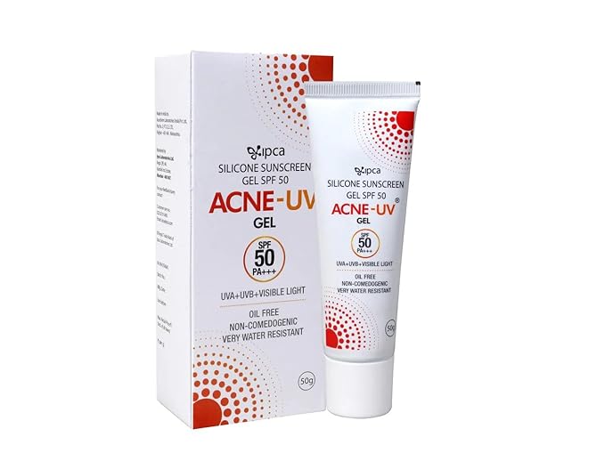 IPCA Acne-UV SPF 50 Sunscreen - 50 gms