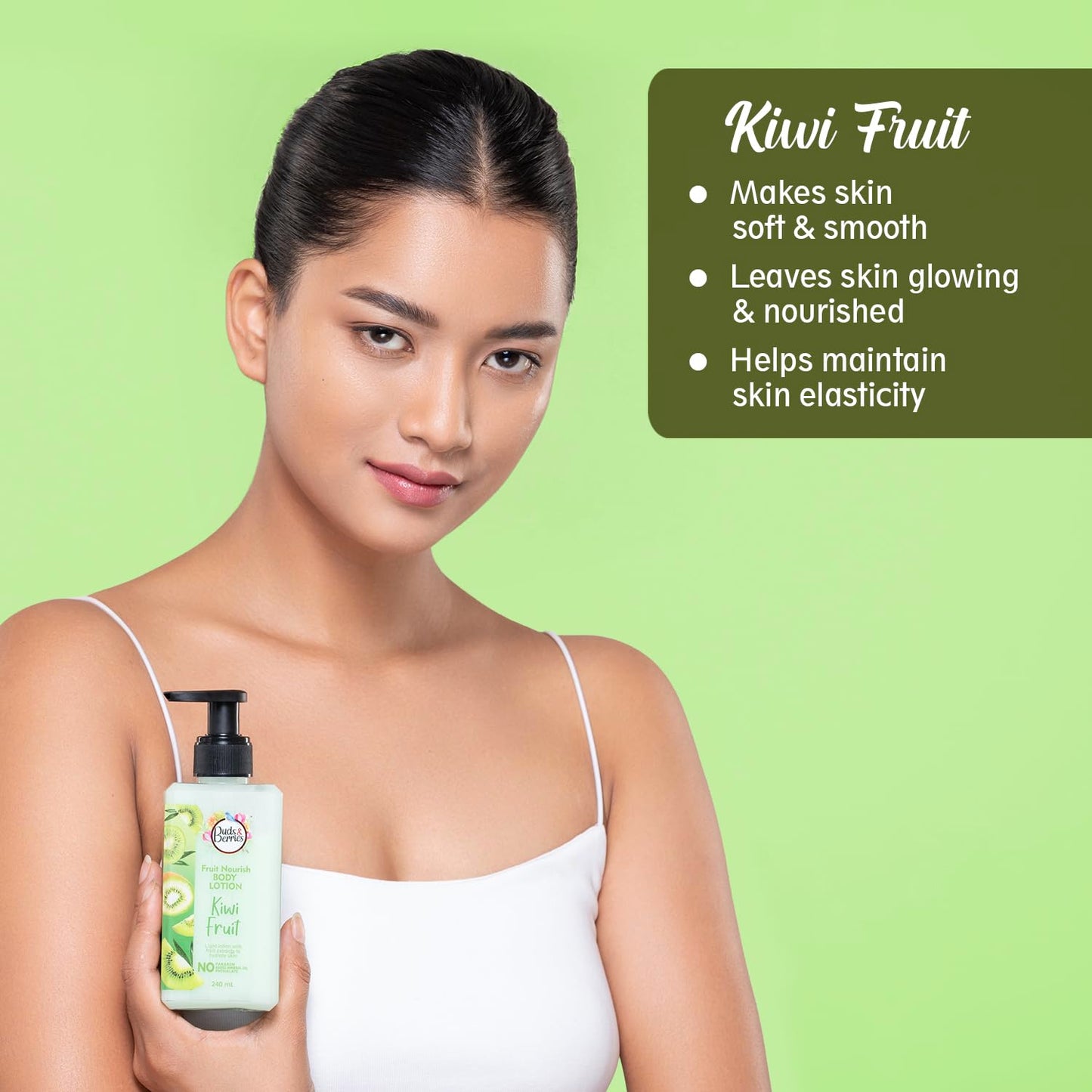Buds & Berries Kiwi Extracts, Fruit Nourishing Body Lotion