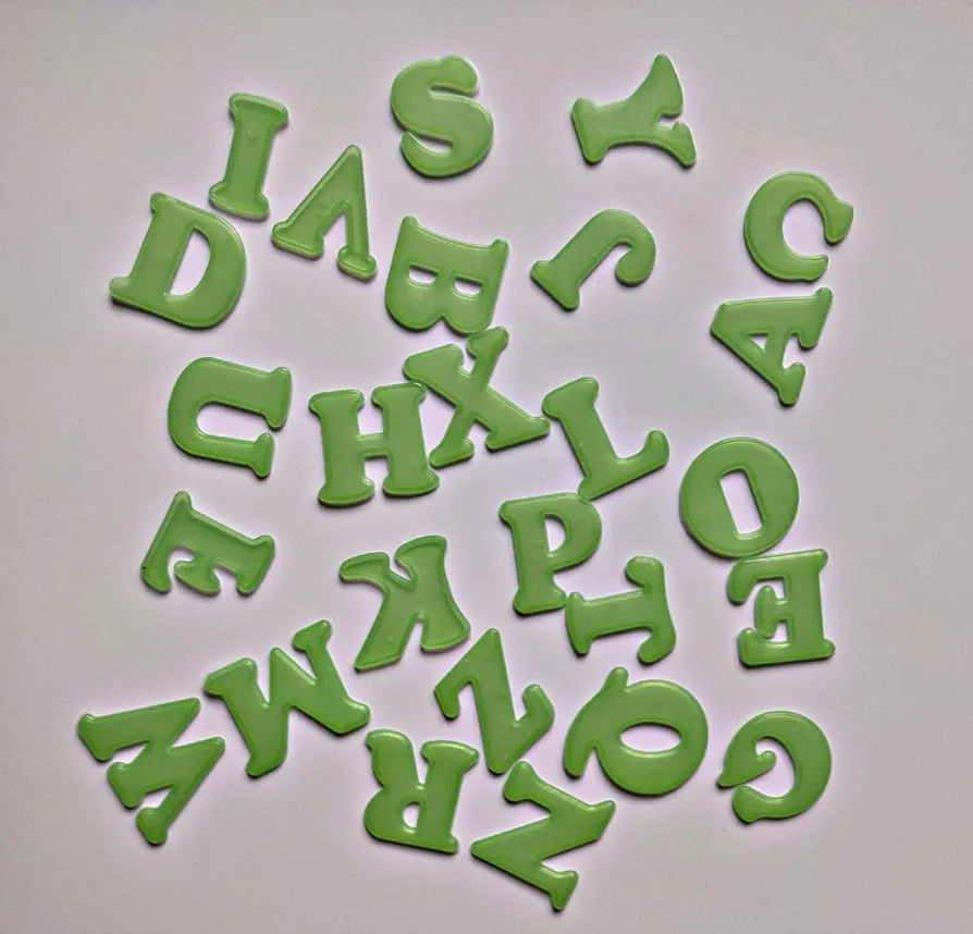 God & God's Glow in the Dark English Alphabets for Home Decoration/Educational Purpose Design 5