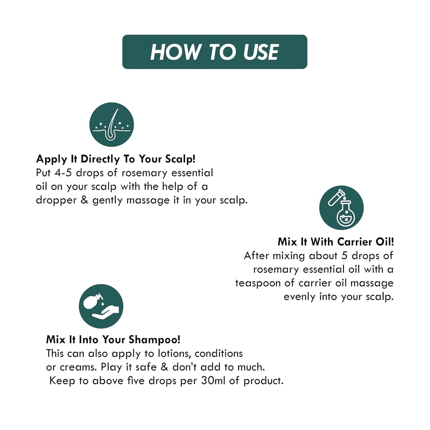Aromatique Rosemary Essential Oil for Hair - 30 ml