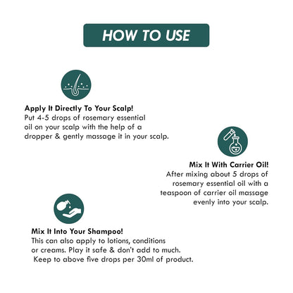 Aromatique Rosemary Essential Oil for Hair - 30 ml