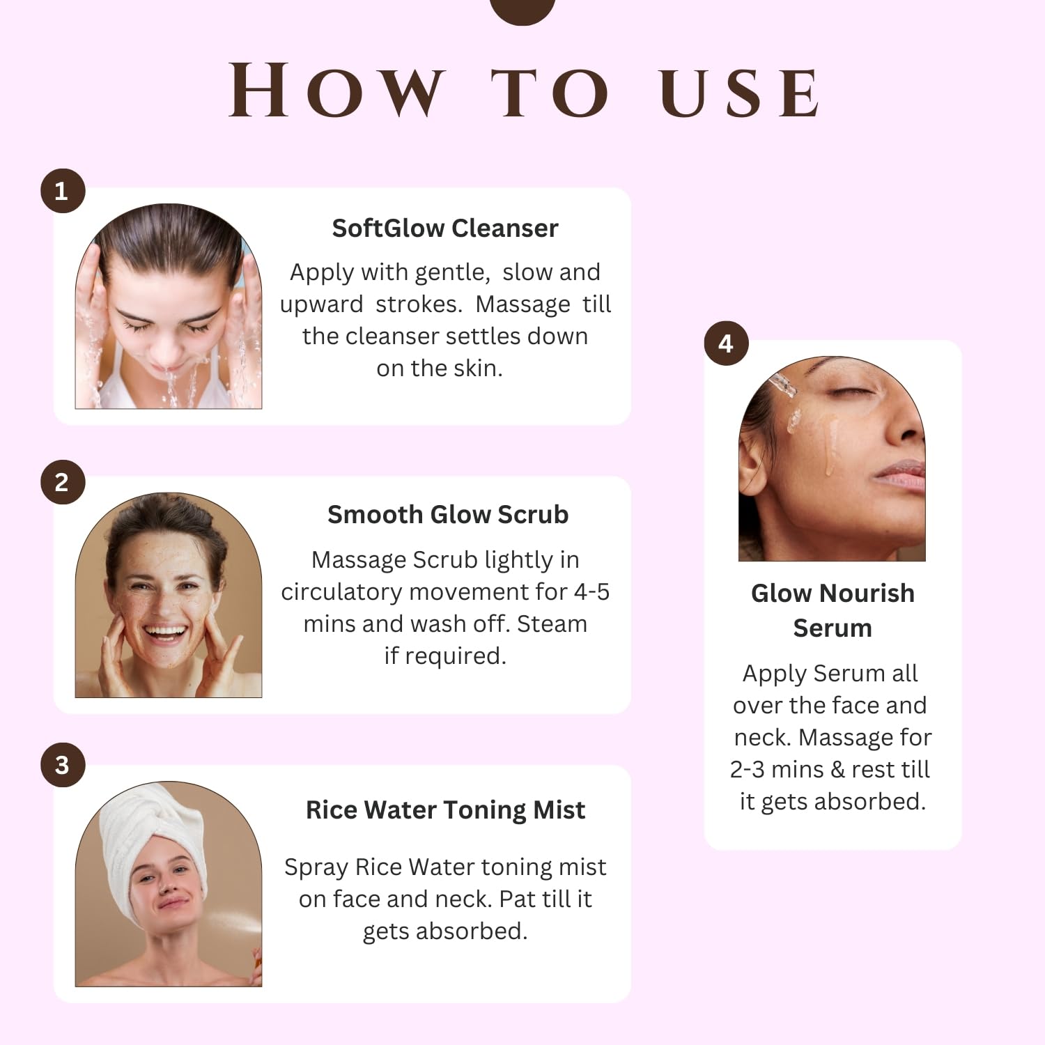 Aroma Treasures Sensitive Skin Soothing Facial Kit, 7-Step Spa Experience with Lavender, Chamomile, Calendula & Niacinamide, Hydrating & Brightening Skincare for Sensitive Skin, 48g/ml