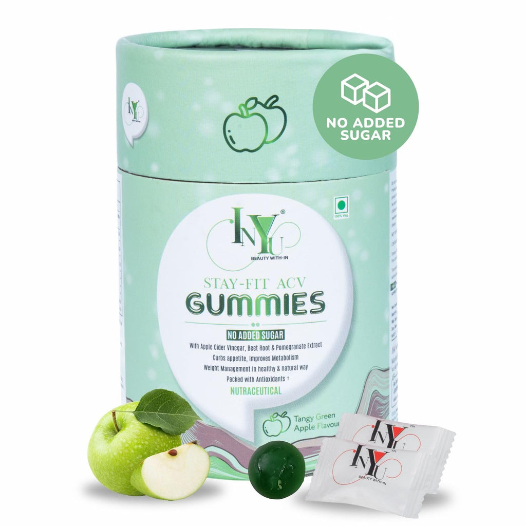 Inyu Stay Fit ACV Gummies for Women & Men - 30 Gummies