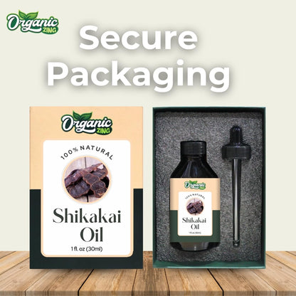 Organic Zing Shikakai (Acacia concinna) Oil | Pure & Natural Essential Oil for Haircare & Massage