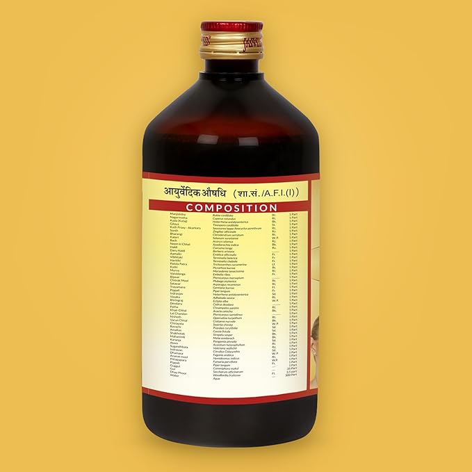 Jaived Ayurveda Mahamanjisthadhyarist - 650ml (Pack of 2)