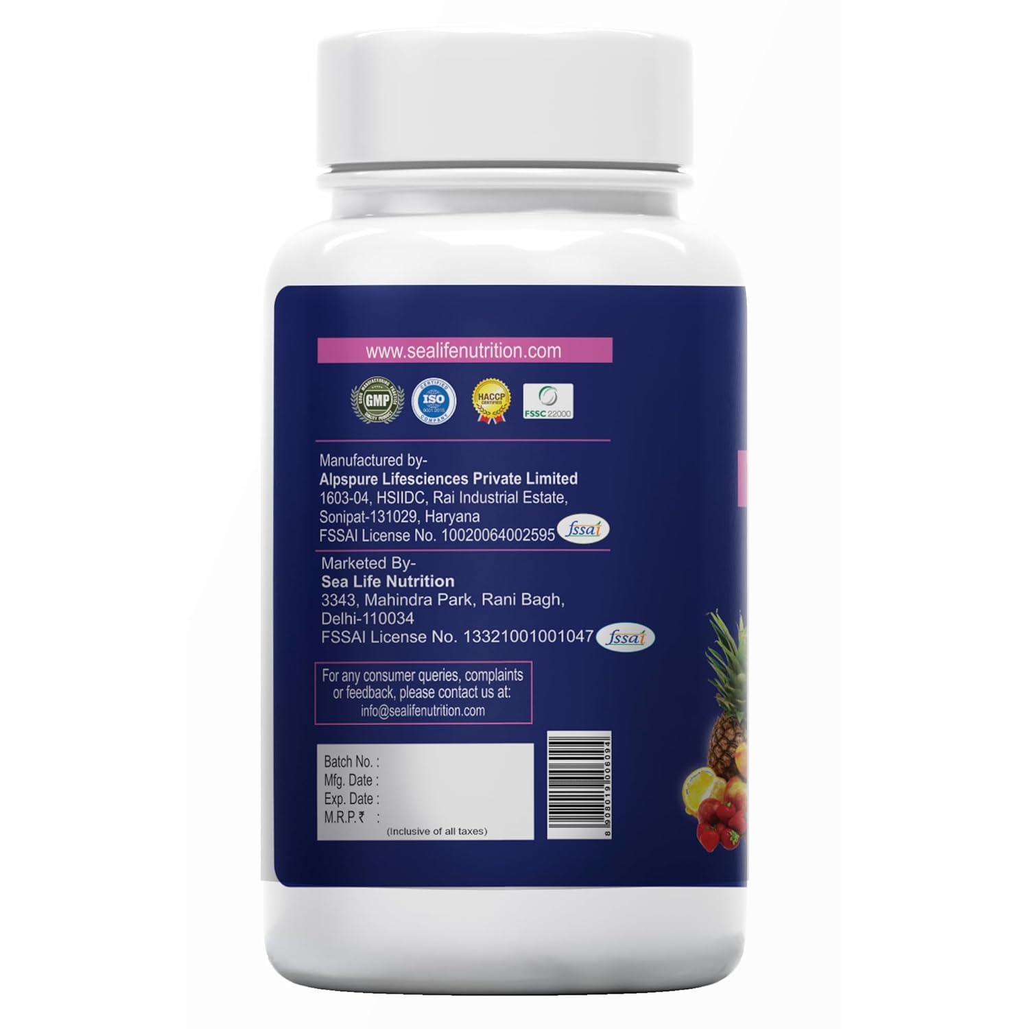 Sea Life Multivitamin For Women Complete Health Booster Vital Vitamins & Minerals with Herbal Extracts For Daily Health & Immunity (Pack of-1)