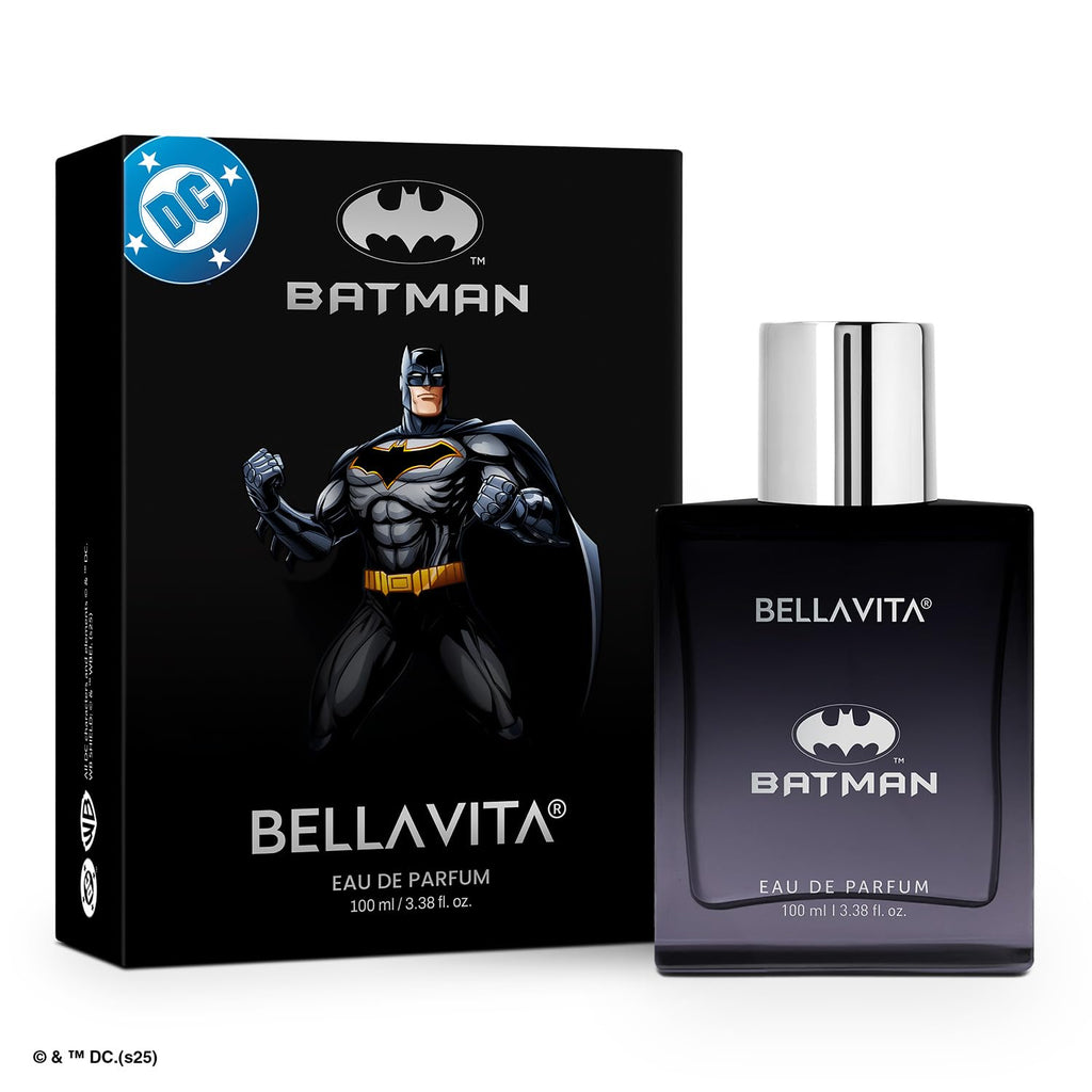 BELLAVITA BATMAN | Long Lasting EDP 100ml Perfume for Man | Orange Cedarwood and Patchouli | Premium Fragrance for Men