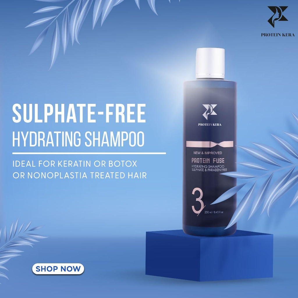 PROTEIN KERA Sulphate-Free Hydrating Shampoo 250 ML For Frizz Free Hair- Pack Of 1