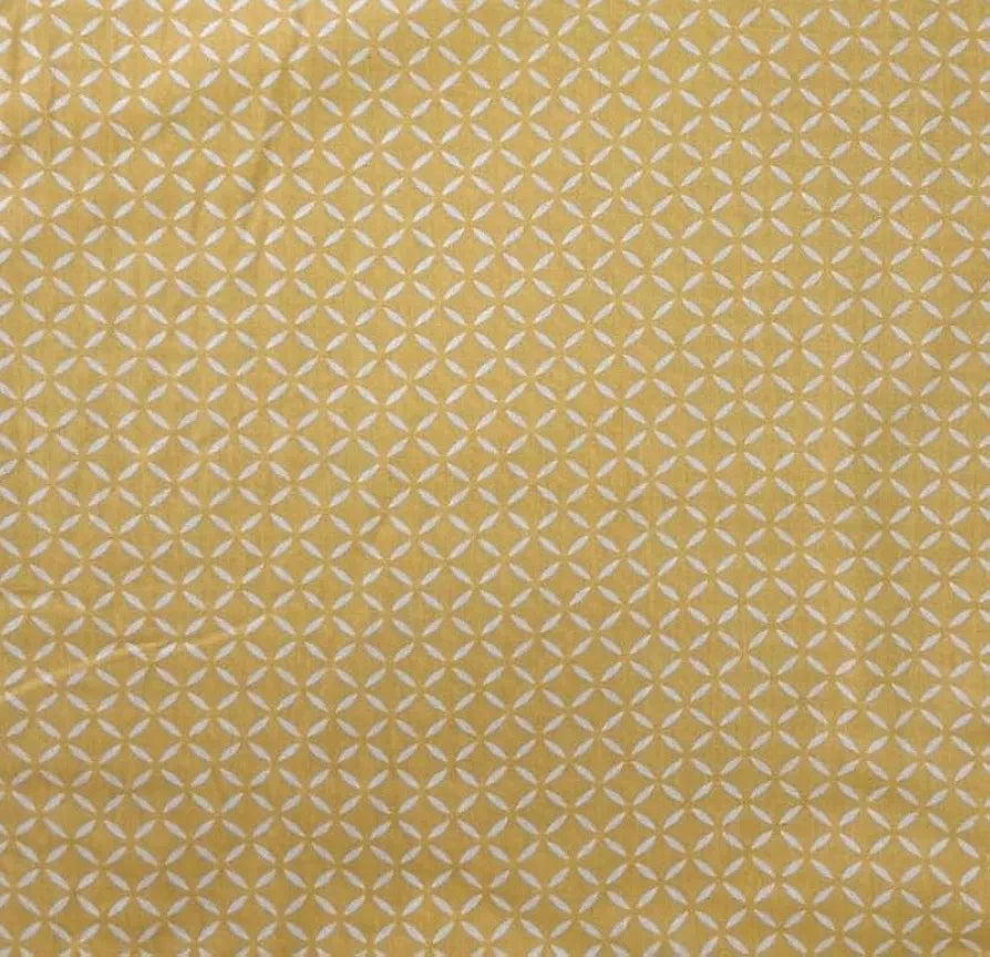 Trance Home Linen 150 GSM 100% Cotton Reversible Dohar Double Bed Size AC Blanket Comforter Soft Light-Weight Bed Blanket Colour Yellow White Flowers