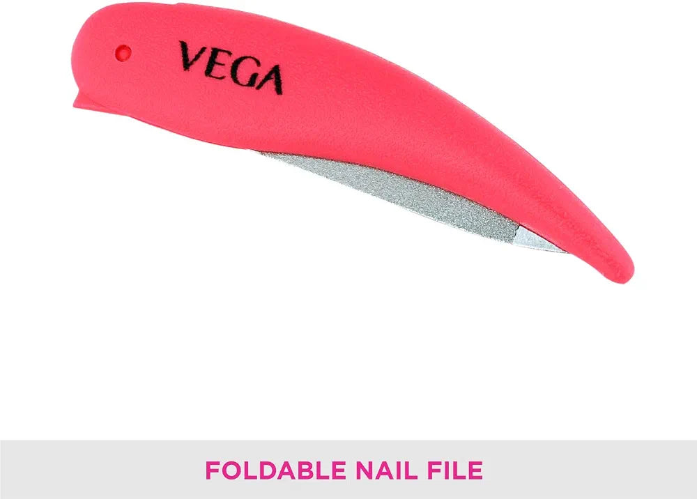 Vega Nail Buffer & Vega Portable & Foldable Nail File for Qaulity Manicure