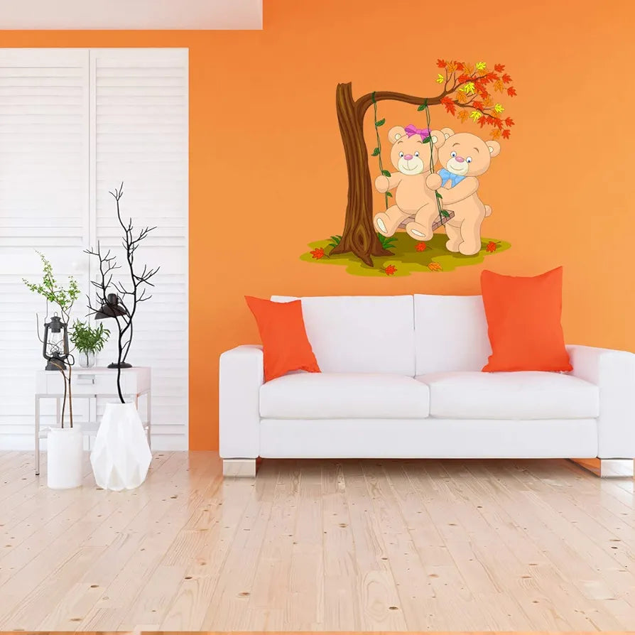 Rangoli White Glossy Vinyl Wall Sticker Premium Self-Adhesive Waterproof Parent-4 Design-16