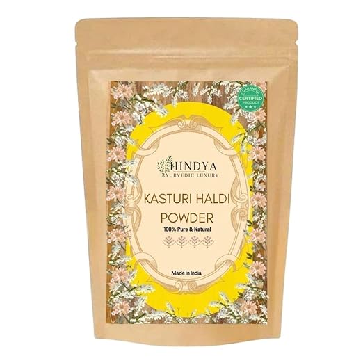 Hindya Ayurvedic Luxury kasturi Haldi Powder for Face Pack - 100 gms