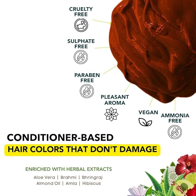 Paradyes Top-up Semi-permanent Chocolate Brown Diy Conditioner Based Hair Colour - 120 Gms