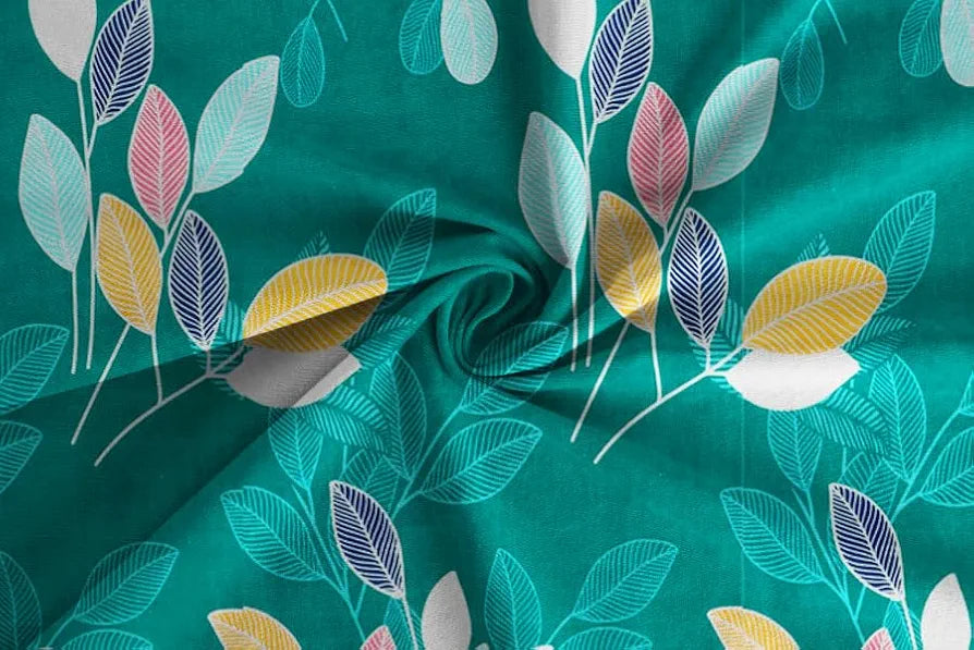 HomeKart Microfiber 160 TC Flat Single Bedsheets for Summer Breathable Wrinklefree  with 1 Pillow Covers Dark Green