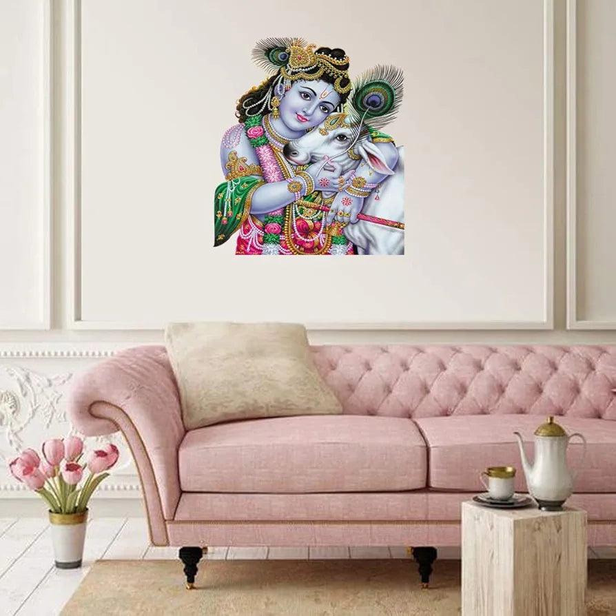 Rangoli White Glossy Vinyl Wall Sticker Premium Self-Adhesive Waterproof Parent-5 Design-25
