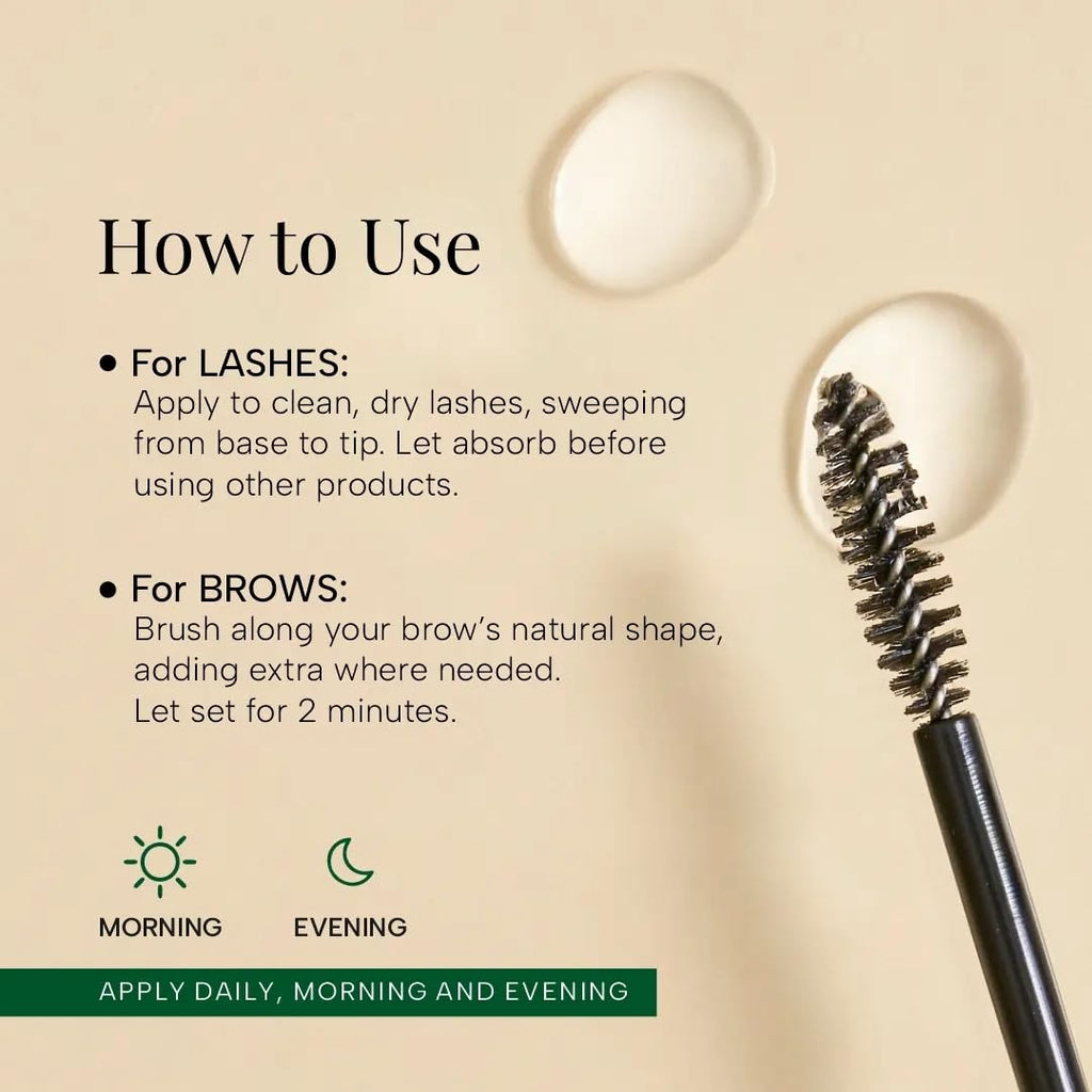 Ras Luxury Oils Lash-ious Lash & Brow Growth Oil/Serum with Biotin & Hyaluronic Acid | Natural, Nourishing Formula for Fuller, Thicker, Healthier Eye Lashes & Brows | Safe for Sensitive Eyes, 8ml
