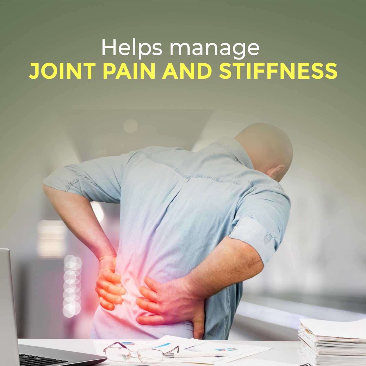Yograj Guggulu - Ayurvedic Supplement For Joint Pain | Relief From Joint Discomfort | For Swelling & Stiffness | 60 Tablets (Pack of 1)