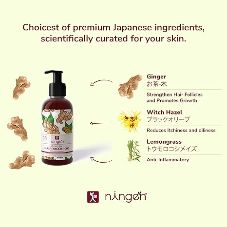 Ningen Ginger Hair Shampoo - 300 gms