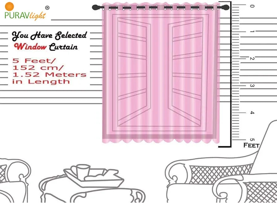 Purav Light Velvet Curtains 9 Feet Long Thermal Insulated Curtains for Door Room 2 PC