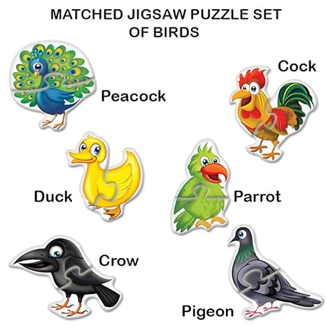 Toykraftt 2 Piece Puzzles For Kids Age Of 2-3 Years For Boys Girls Educational Toys