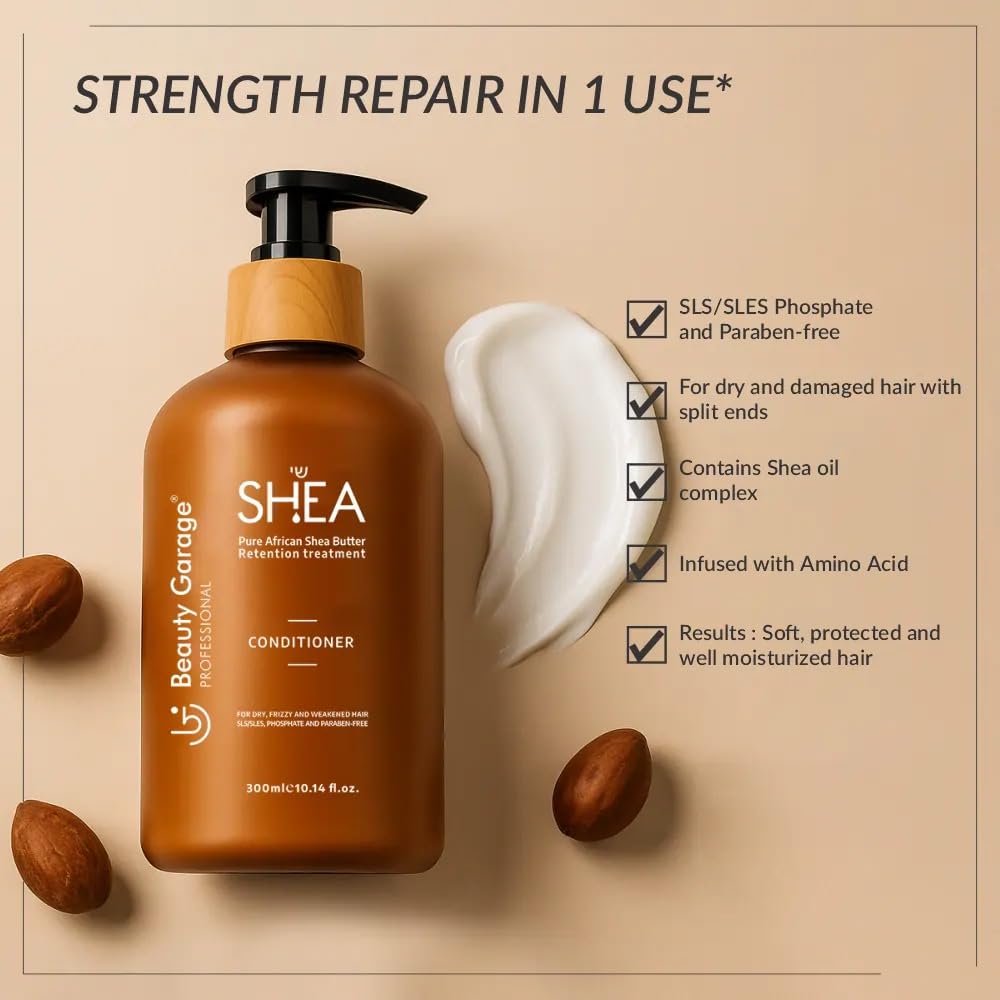 Beauty Garage Pure African Shea Retention Treatment Conditioner 750ml