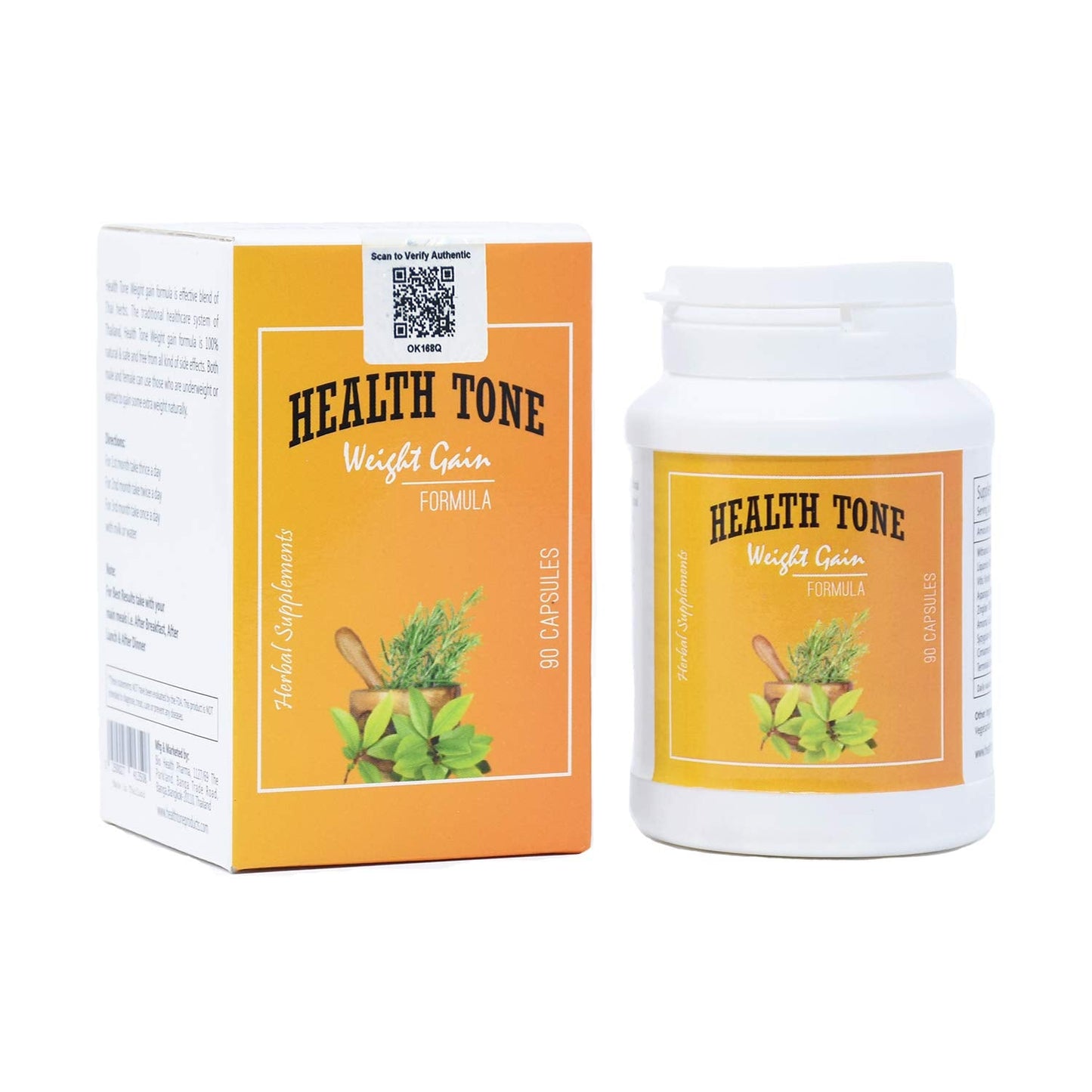 Health Tone Ayurvedic Weight Support Capsules - 90 Caps