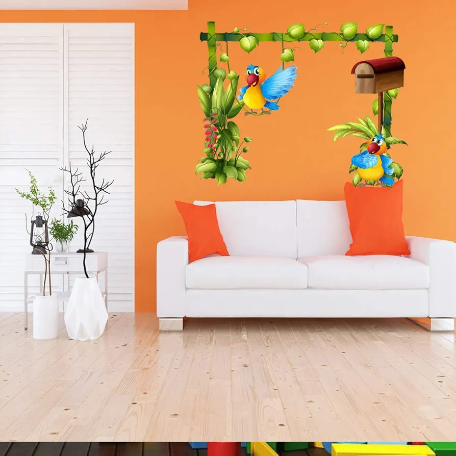 Rangoli Vinyl Modern Wall Sticker 1.96 X 20.86 X 1.96 in Multicolour Self-Adhesive