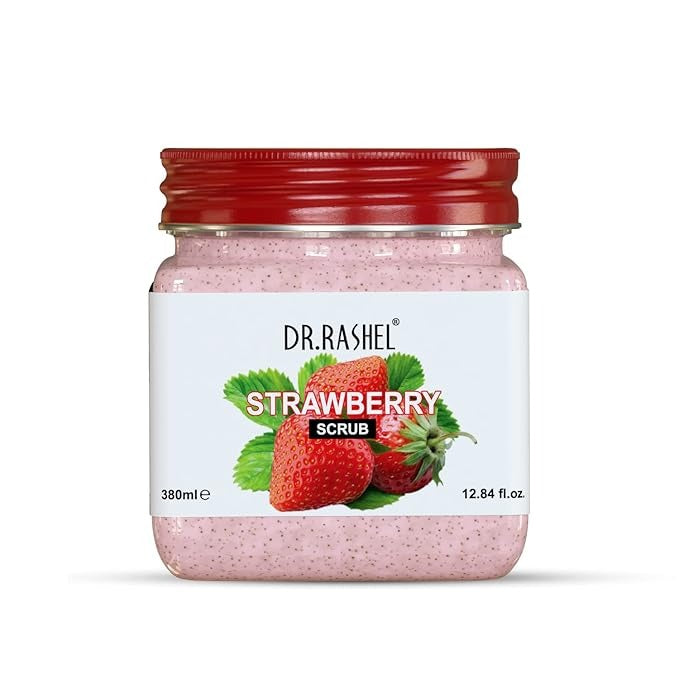 Dr.Rashel Strawberry Scrub For Face & Body - 380 ml
