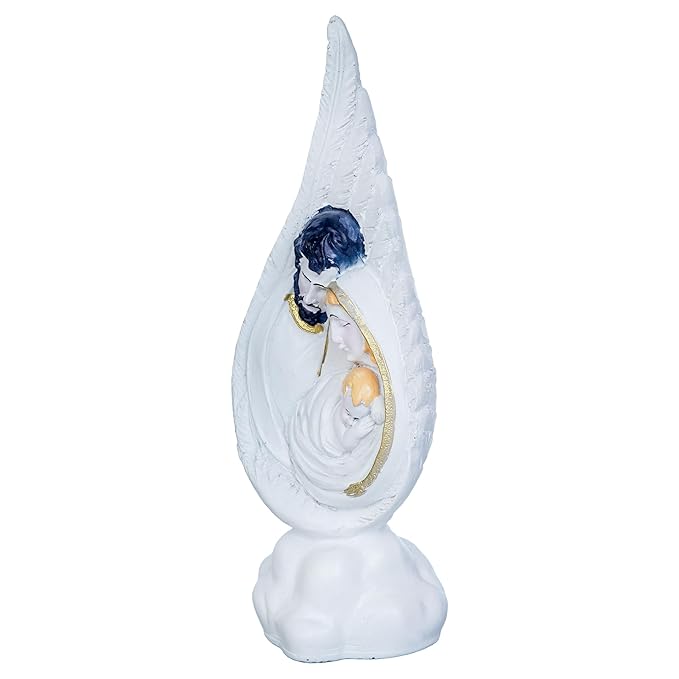 Ecraftindia Holy Jesus Christ Family Statue Decorative Showpiece