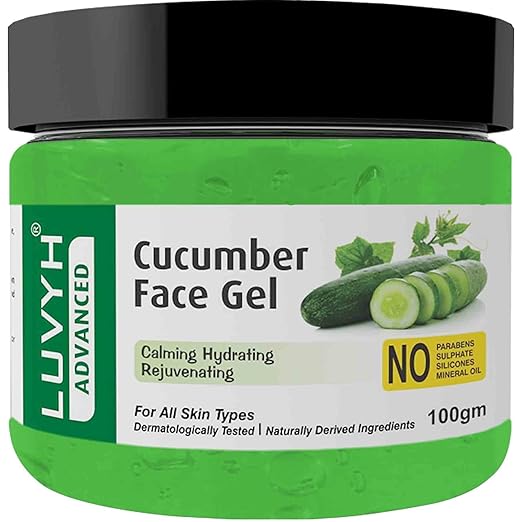 Luvyh Cucumber Face Gel Skin Mustiorizer - 100 gms