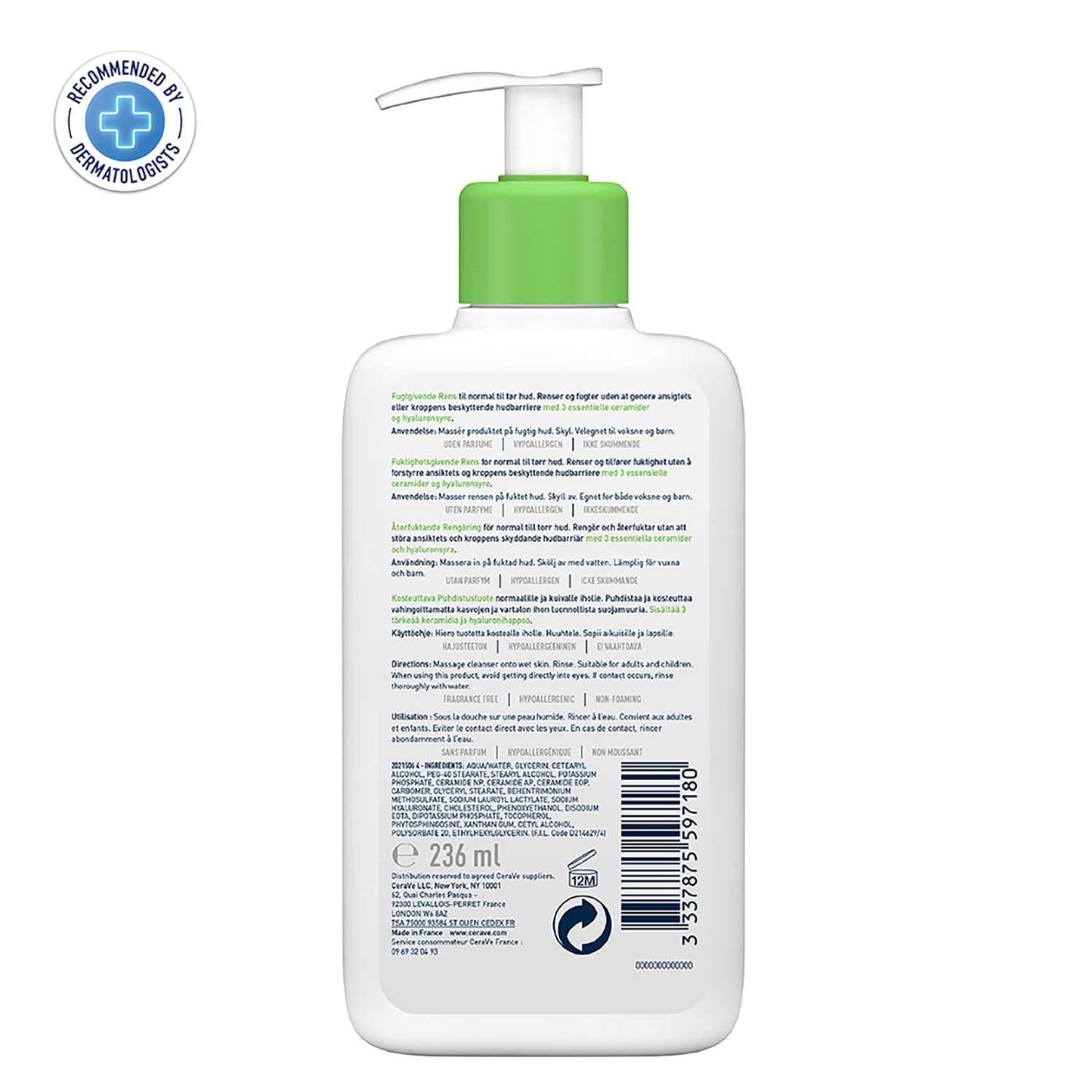 Cerave Hydrating Cleanser for Normal to Dry Skin