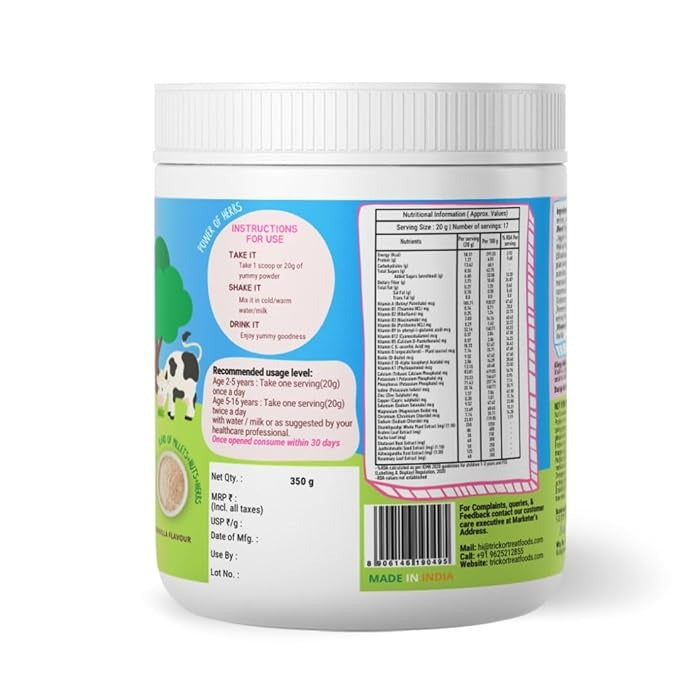 Trick or Treat Better Herbs Brainify Nutrition Drink Powder Vanilla