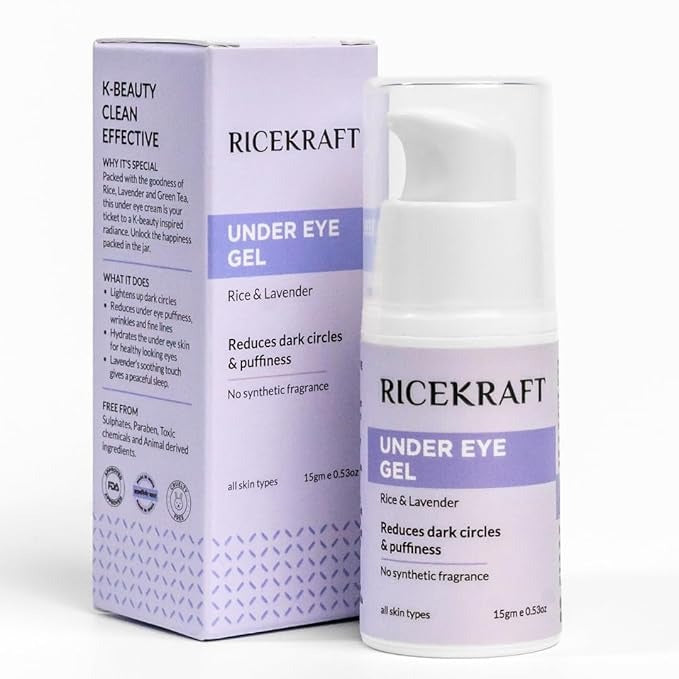 RiceKraft Under Eye Cream For Dark Circles - 15 gms