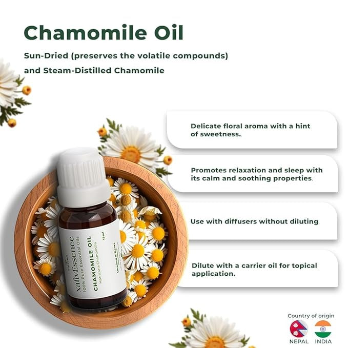 Xalivessence Chamomile Essential Oil - 15 ml