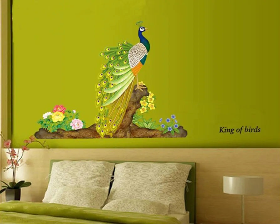 Decals Design Peacock Bird Wall Sticker