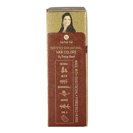 Herbal Me Nut Brown Natural Hair Color - 200 gms