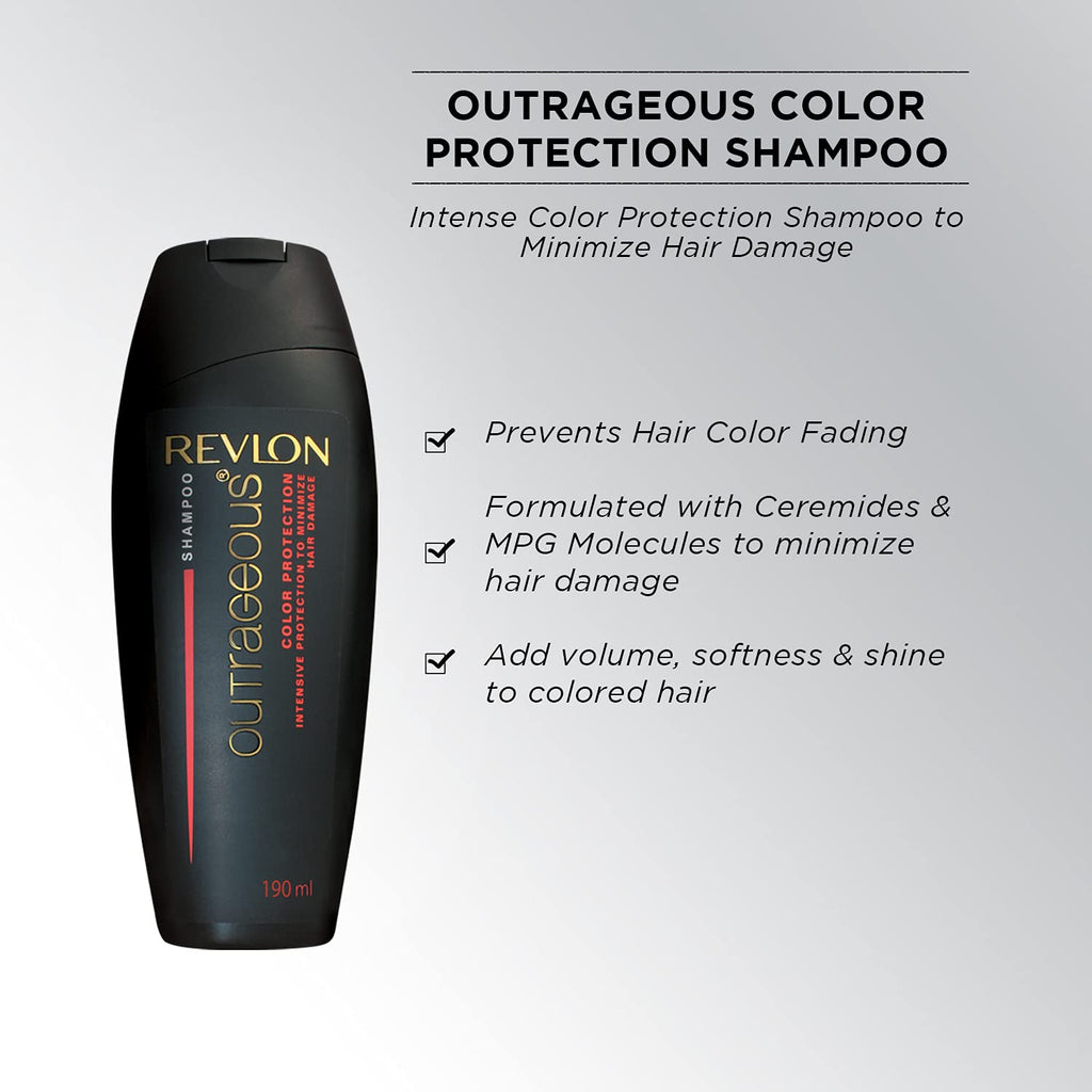 REVLON Outrageous Color Protection Hair Shampoo - 190 Ml, 190 ml