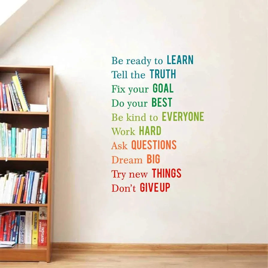 Decal O Decal Vinyl Wall Sticker 31.49 x 0.39 x 45.27 Inches Multicolour Quotes
