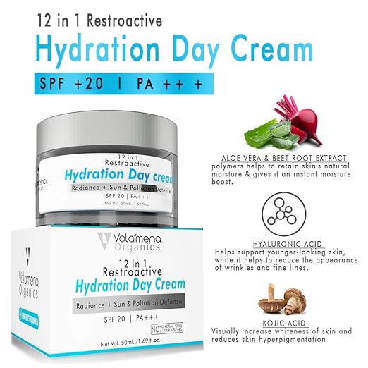 Volamena 12 in 1 Restroactive Hydration Day Cream - 50 ml