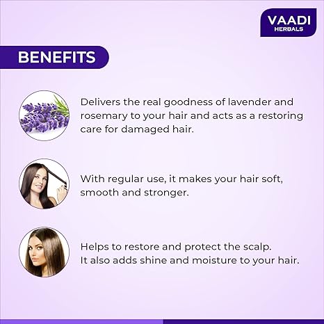 Vaadi Herbals Lavender Shampoo - 110 ml