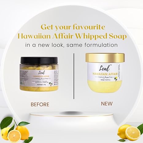 Leal Whipped Soap Hawaiian Affair Citrus Body wash - 160 gms
