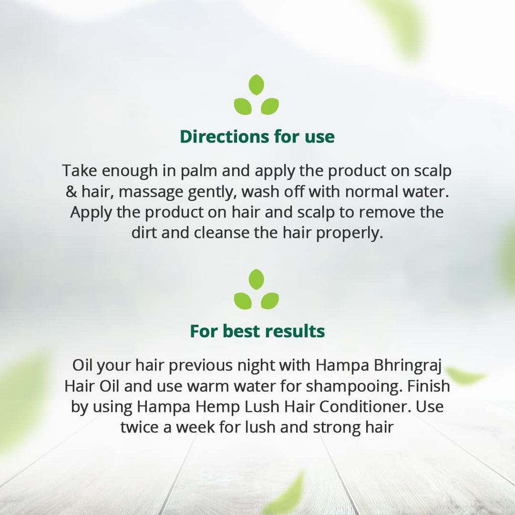 Hampa Hemp Lush Hair Shampoo - 200 ml