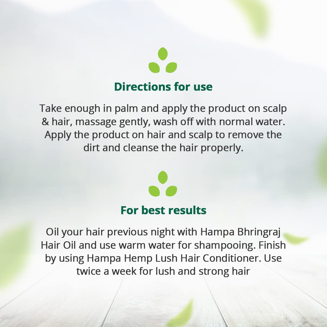 Hampa Hemp Lush Hair Shampoo - 200 ml